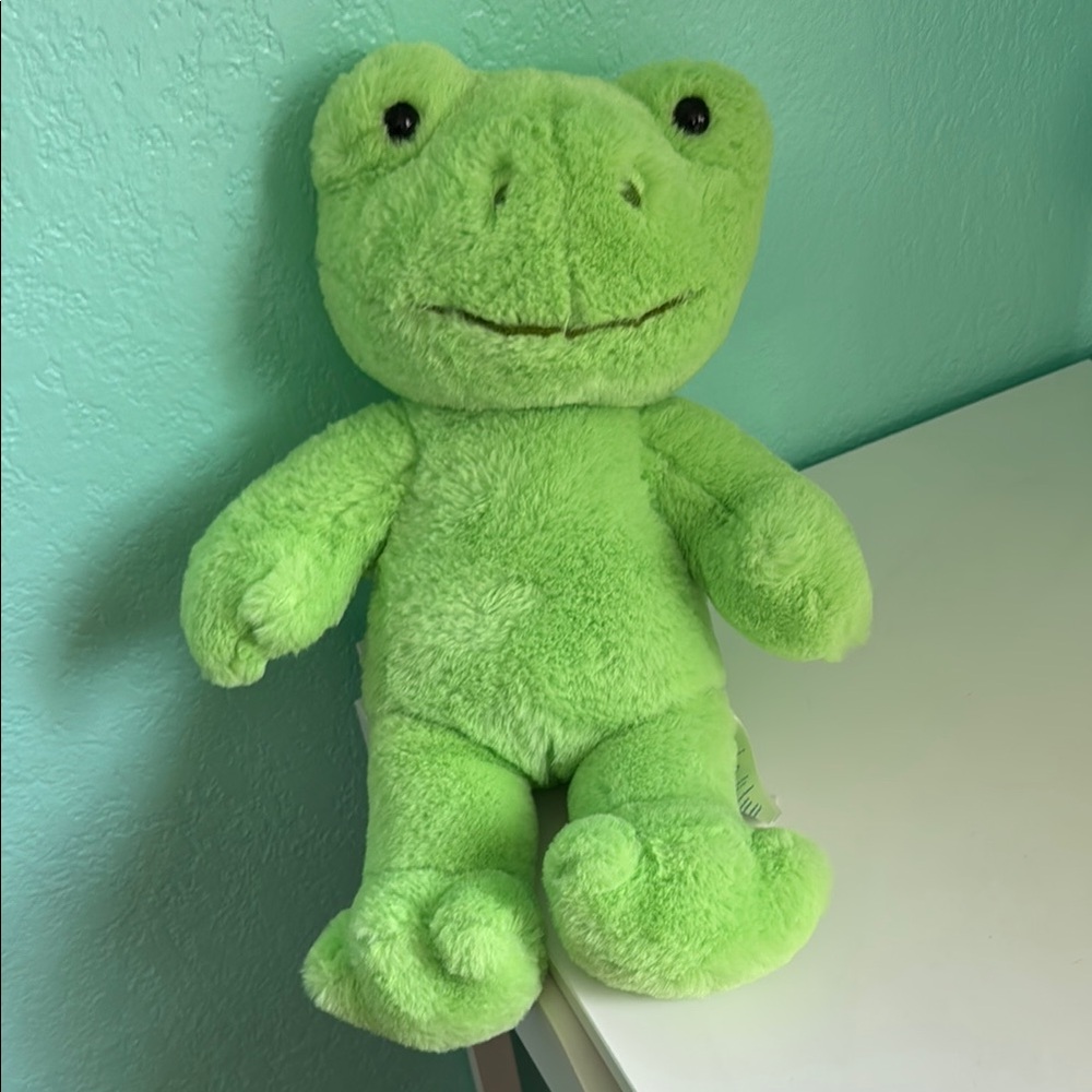 Green Frog Plush Build a Bear